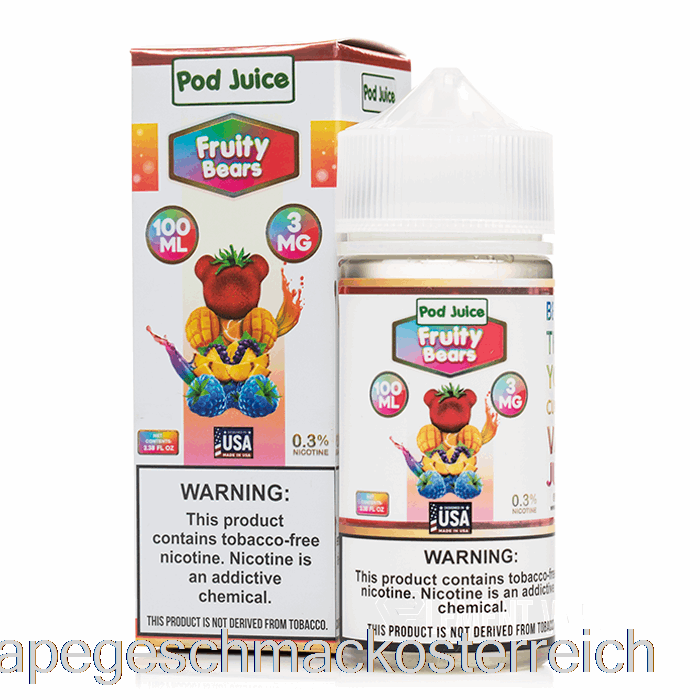 Fruchtige Bären - Schotensaft - 100ml 6mg Vape-Geschmack